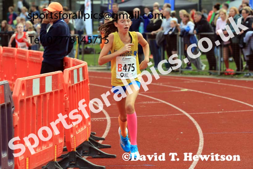 Girls Under-13s, 2024 Northern Mens 6 and Womens 4 and Youngsters Relays, Stanley Park, Blackpool.  Photo: David T. Hewitson/Sports for All Pics